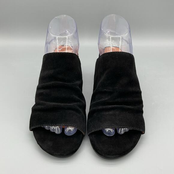 NEW Gentle Souls by Kenneth Cole Women’s Chas Suede Sandals Black Size 8M - Picture 3 of 10